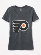 Old Navy Womens Nhl Team V-neck Tee For Women Philly Flyers Size S