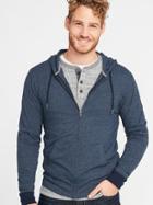 Old Navy Mens Lightweight Jersey Zip Hoodie For Men In The Navy Size Xxl