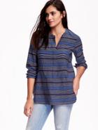 Old Navy Striped Tunic Top - Blue Stripe