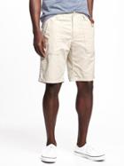 Old Navy Twill Utility Shorts For Men 10 - Canvas