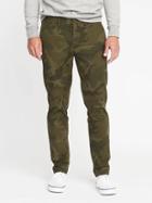 Old Navy Slim Ultimate Built In Flex Tapered Leg Khakis - Green Camo