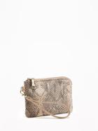 Old Navy Faux Snakeskin Wristlet For Women - Tan Snake