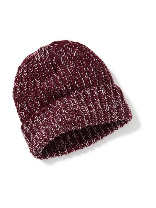 Old Navy Heavy Textured Beanie For Men - Slow Jam