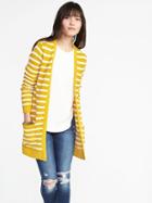 Old Navy Womens Open-front Shaker-stitch Cardi For Women Lime Stripe Size Xxl
