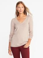 Old Navy Classic V Neck Sweater For Women - Mauvey Star