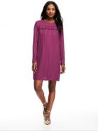 Old Navy Ruffle Trim Shift Dress For Women - Ivan The Grape