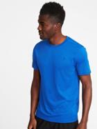 Old Navy Mens Go-dry Eco Performance Tee For Men Prize Winner Blue Size S