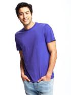 Old Navy Soft Washed Crew Neck Tee For Men - Ultra Violet