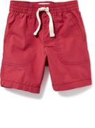 Old Navy Pull On Poplin Shorts - Right Said Red