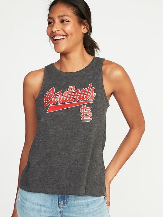 Old Navy Womens Mlb Team High-neck Tank For Women St Louis Cardinals Size Xxl