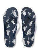 Old Navy Patterned Flip Flops For Men - Turtles