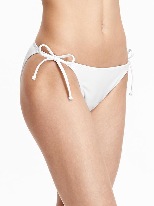 Old Navy Womens String Bikini Bottoms Size M - Great White