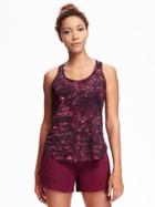 Old Navy Go Dry Performance Racerback Elastic Tank For Women - Twig
