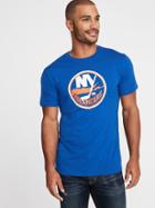Old Navy Mens Nhl Team Graphic Tee For Men New York Islanders Size S