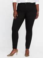 Old Navy Womens Smooth & Slim High-rise Plus-size Rockstar Jeans Black Size 18