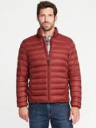 Old Navy Mens Packable Narrow-channel Down Jacket For Men Terra Cotta Soldier Size Xxxl