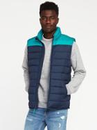 Old Navy Color Blocked Frost Free Vest For Men - Ink Blue
