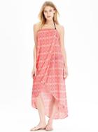 Old Navy Womens Maxi Tube Swim Cover Ups Size Xxl - Pink Print