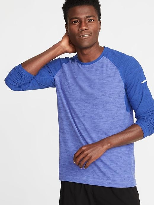 Breathe On Go-dry Raglan-sleeve Tee For Men