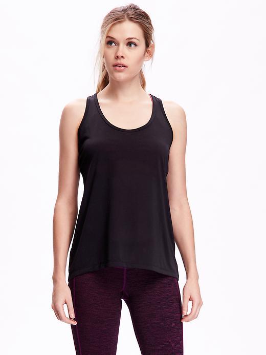 Old Navy Go Dry Racerback Tank - Graphic Jam