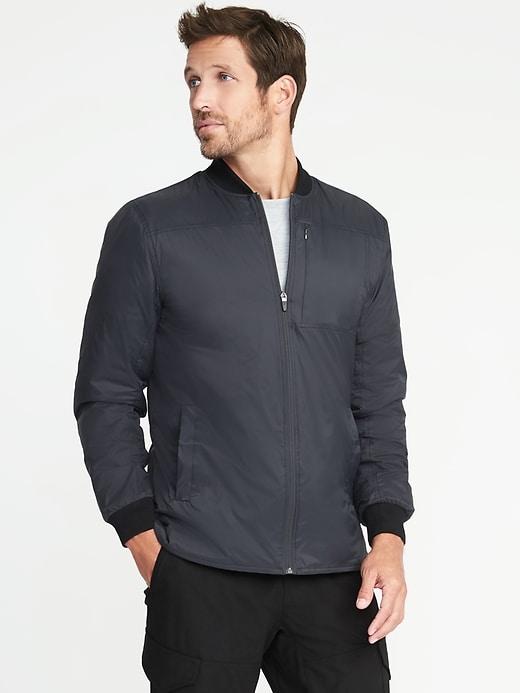 Old Navy Mens Bomber Jacket For Men Dark Charcoal Gray Size Xxl