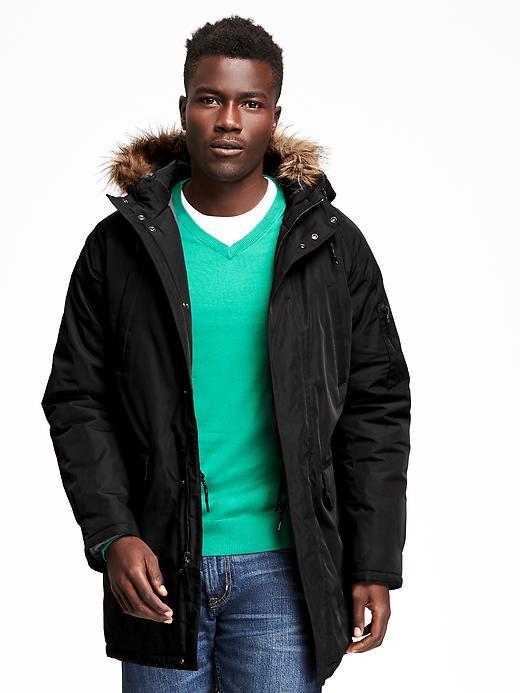 Old Navy Mountain Parka For Men - Black