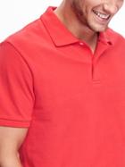 Old Navy Short Sleeve Pique Polo For Men - Apple Of My Eye