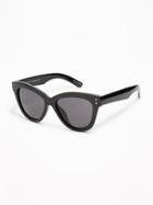 Old Navy Womens Cat-eye Sunglasses For Women Black Size One Size
