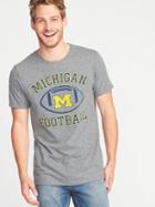 Old Navy Mens Ncaa Crew-neck Tee For Men University Of Michigan Size Xl