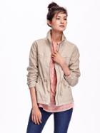 Old Navy Canvas Field Jacket - Winter Reeds