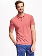 Old Navy Jersey Polo For Men - Heather Orange