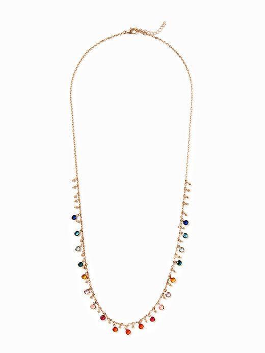 Old Navy Multi Color Bauble Necklace For Women - Multi Color