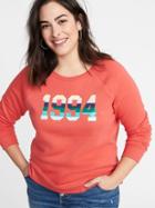 Relaxed Plus-size Graphic Sweatshirt