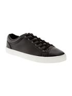 Old Navy Mens Faux Leather Classic Sneaker Size 10 - Black