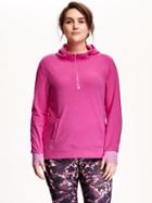 Old Navy Go Warm Performance Fleece Plus Size Hoodie Size 1x Plus - Fuchsia Leaders Poly