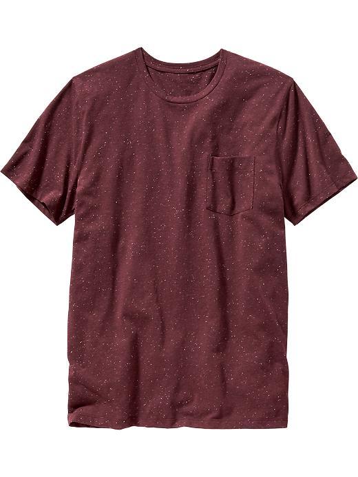 Old Navy Mens Crew Neck Pocket Tee Size Xxl Big - Burgundy Heather