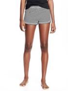 Old Navy Knit Shorts For Women - O.n. New Black Stripe