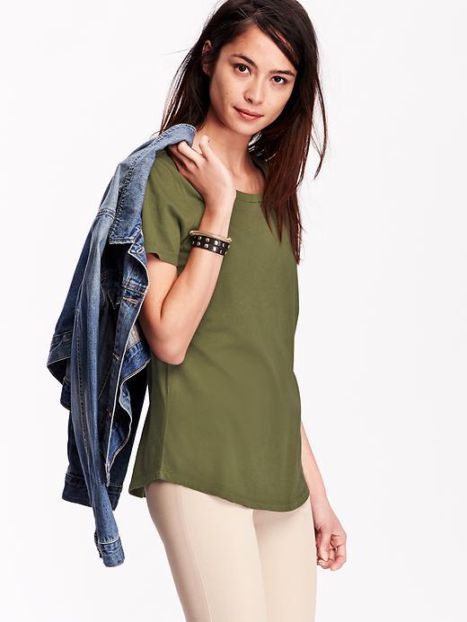 Old Navy Womens Crew Neck Tees Size L Tall - Into The Woods