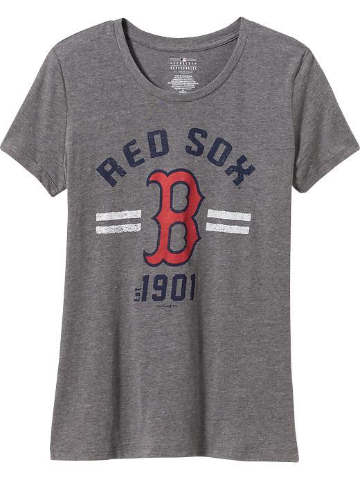Old Navy Womens Mlb Team Tees Size L - Boston Red Sox