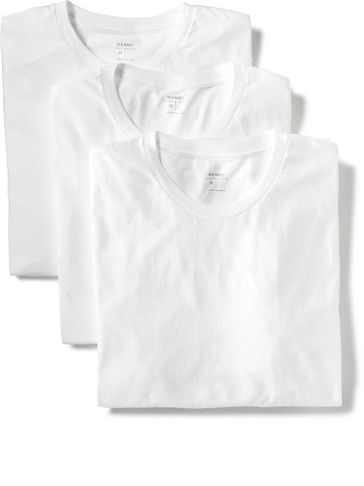 Old Navy Crew Neck Tee 3 Pack For Men - Bright White
