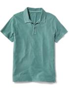 Old Navy Garment Dyed Jersey Polo For Men - All The Waves