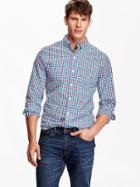 Old Navy Mens Slim Fit Classic Shirts Size Xxl Big - Delta Hand