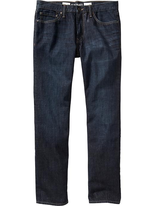 Old Navy Mens Premium Boot Cut Jeans Size 33 W (32l) - Dark Wash