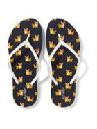 Old Navy Icon Printed Flip Flops For Women - Dogs
