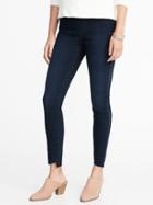 Old Navy Womens Rockstar Step-hem Jeggings For Women Dark Wash Size 2