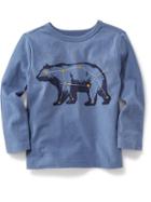 Old Navy Long Sleeve Graphic Tee Size 12-18 M - Smooth Sailing