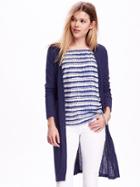 Old Navy Long Rib Knit Cardigan - Over The Moon