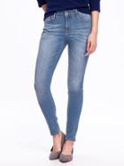 Old Navy Mid Rise Rockstar Built In Sculpt Jeans For Women - Light Wash