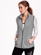 Old Navy Womens Sweater Fleece Vest Size L Tall - On Med Grey Heather