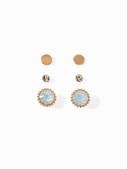 Old Navy Pav Stud Earrings For Women - Rhinestone